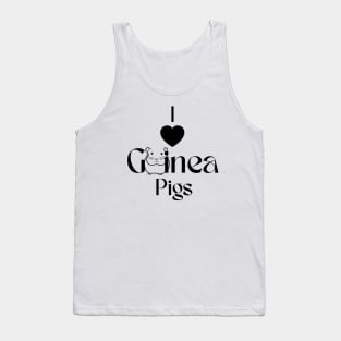 I Love Guinea Pigs Tank Top